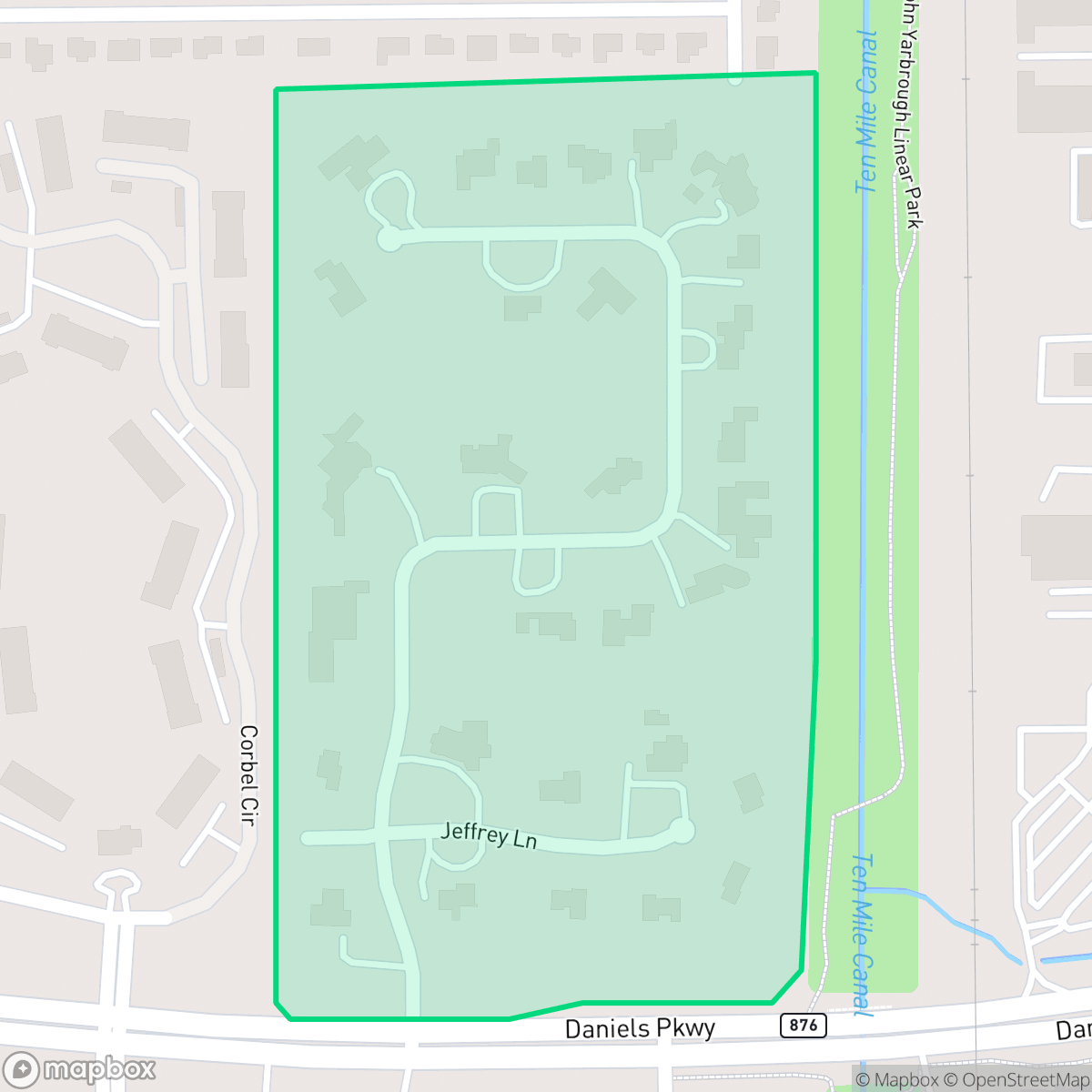 Map showing the location of Villa Pines, Villas, FL