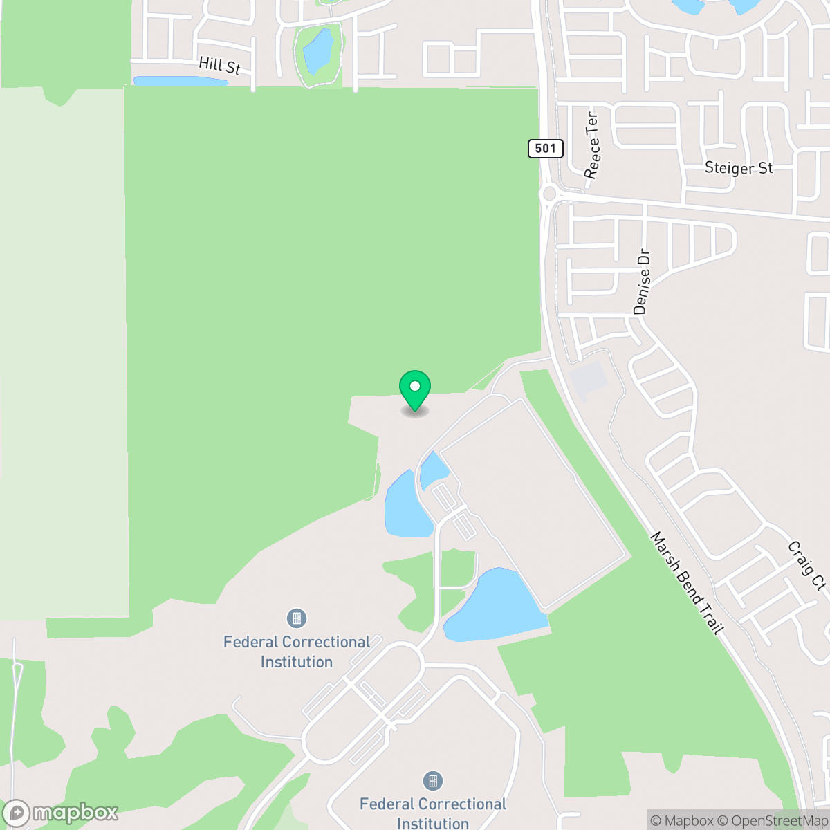 Map showing the location of Wildwood, FL — coverage area