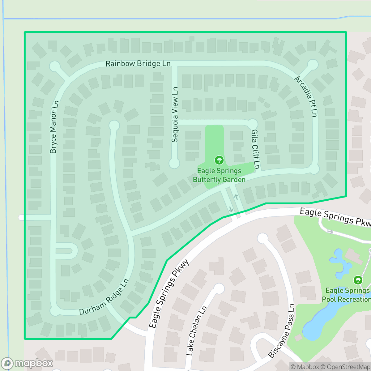 Map showing the location of Sterling Creek, Atascocita, TX