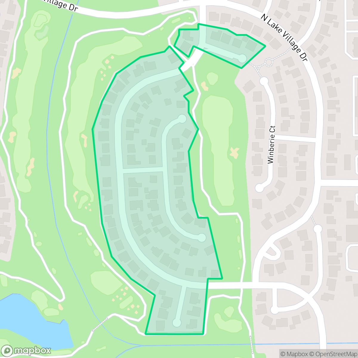 Map showing the location of Turnberry Meadow, Cinco Ranch, TX