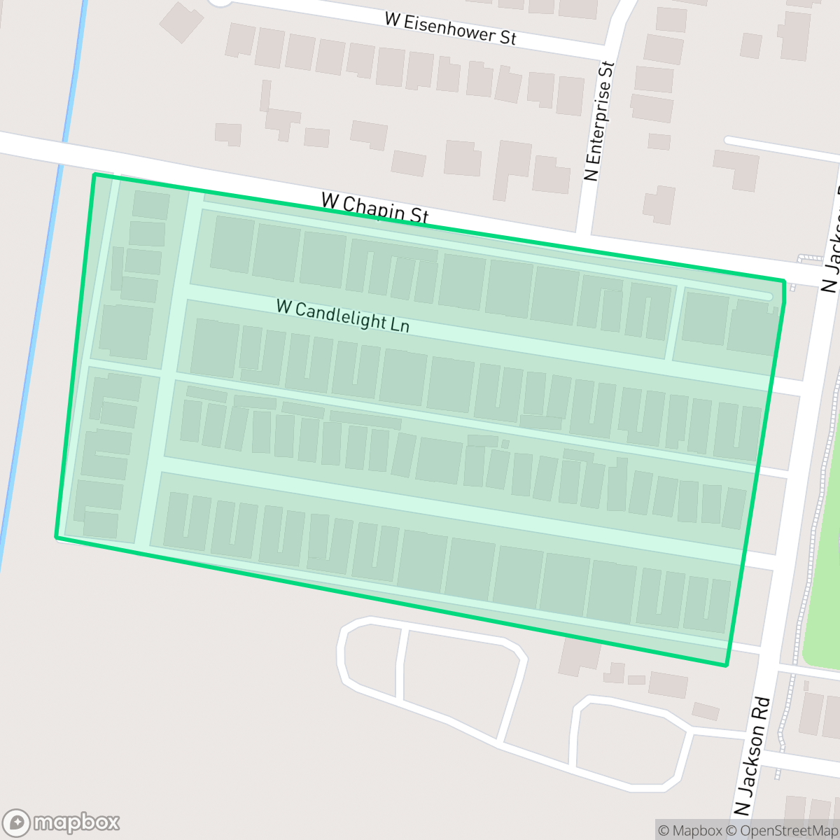 Map showing the location of Golden Crest Apartment Community, Edinburg, TX