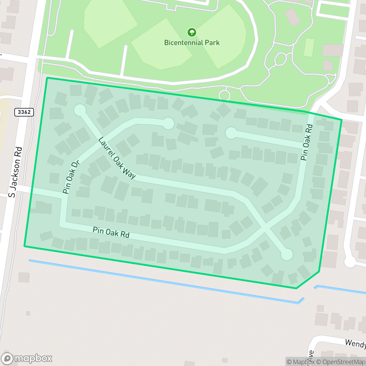 Map showing the location of Heritage Oaks, Edinburg, TX