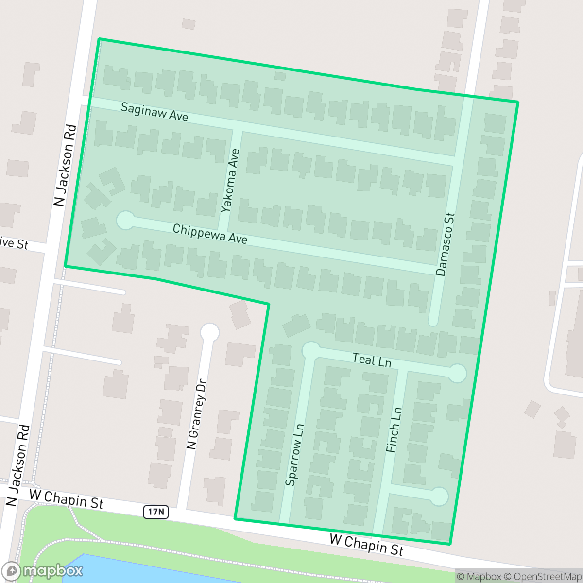 Map showing the location of Spring Valley, Edinburg, TX