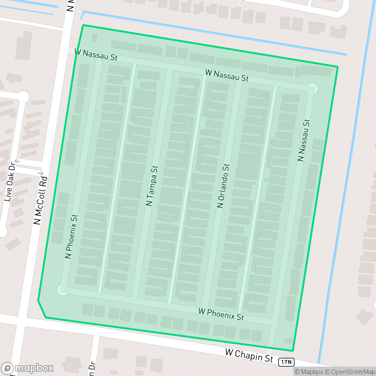 Map showing the location of Summerwinds Apartment Homes, Edinburg, TX