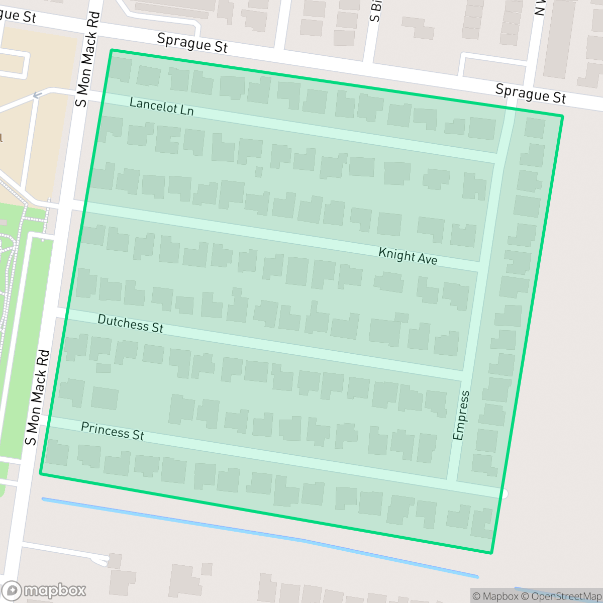 Map showing the location of Victoria Heights, Edinburg, TX