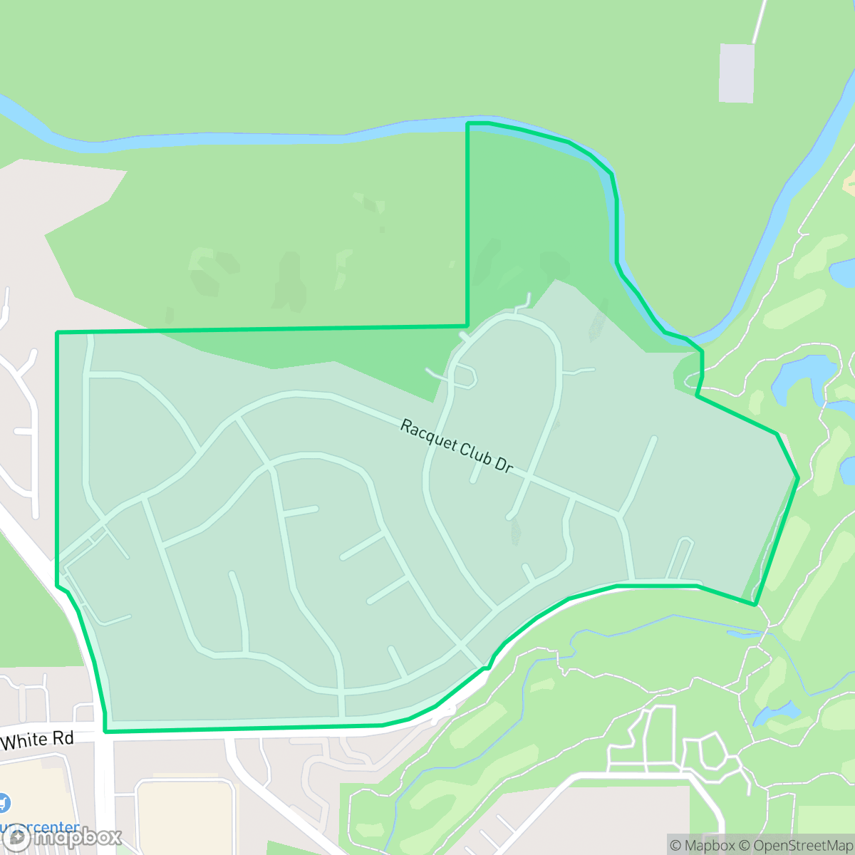 Map showing the location of Bently Village, Fort Worth, TX