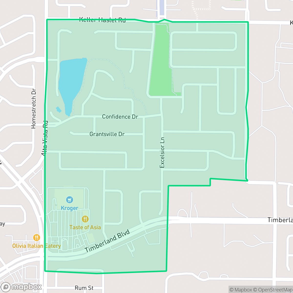 Map showing the location of McPherson Ranch, Fort Worth, TX