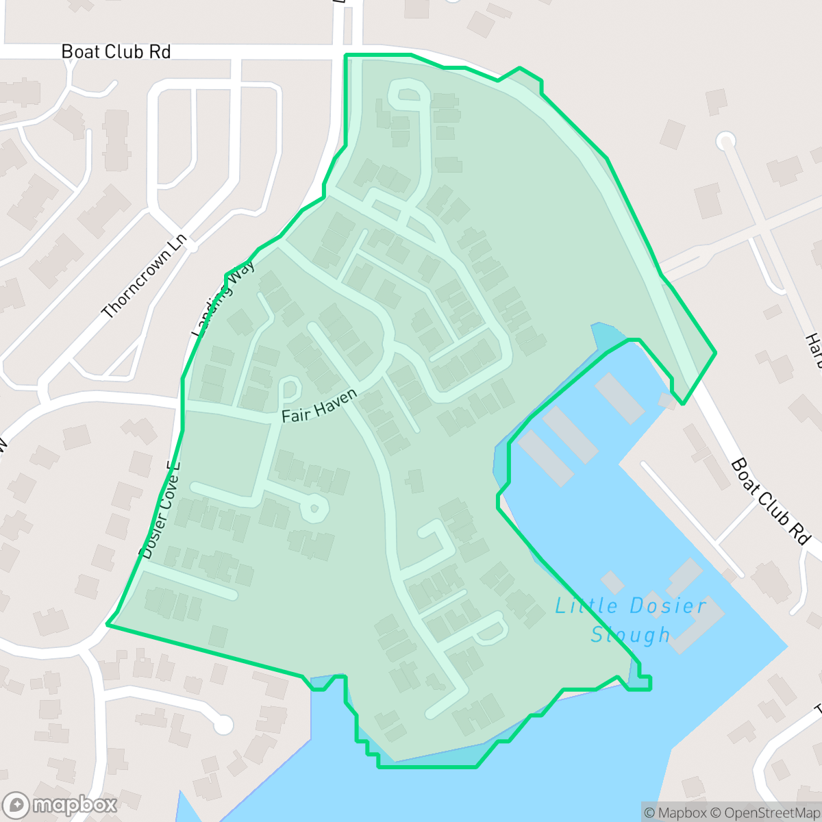 Map showing the location of The Landing, Fort Worth, TX