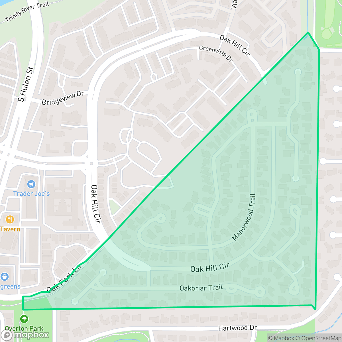 Map showing the location of Villages of Stonegate, Fort Worth, TX