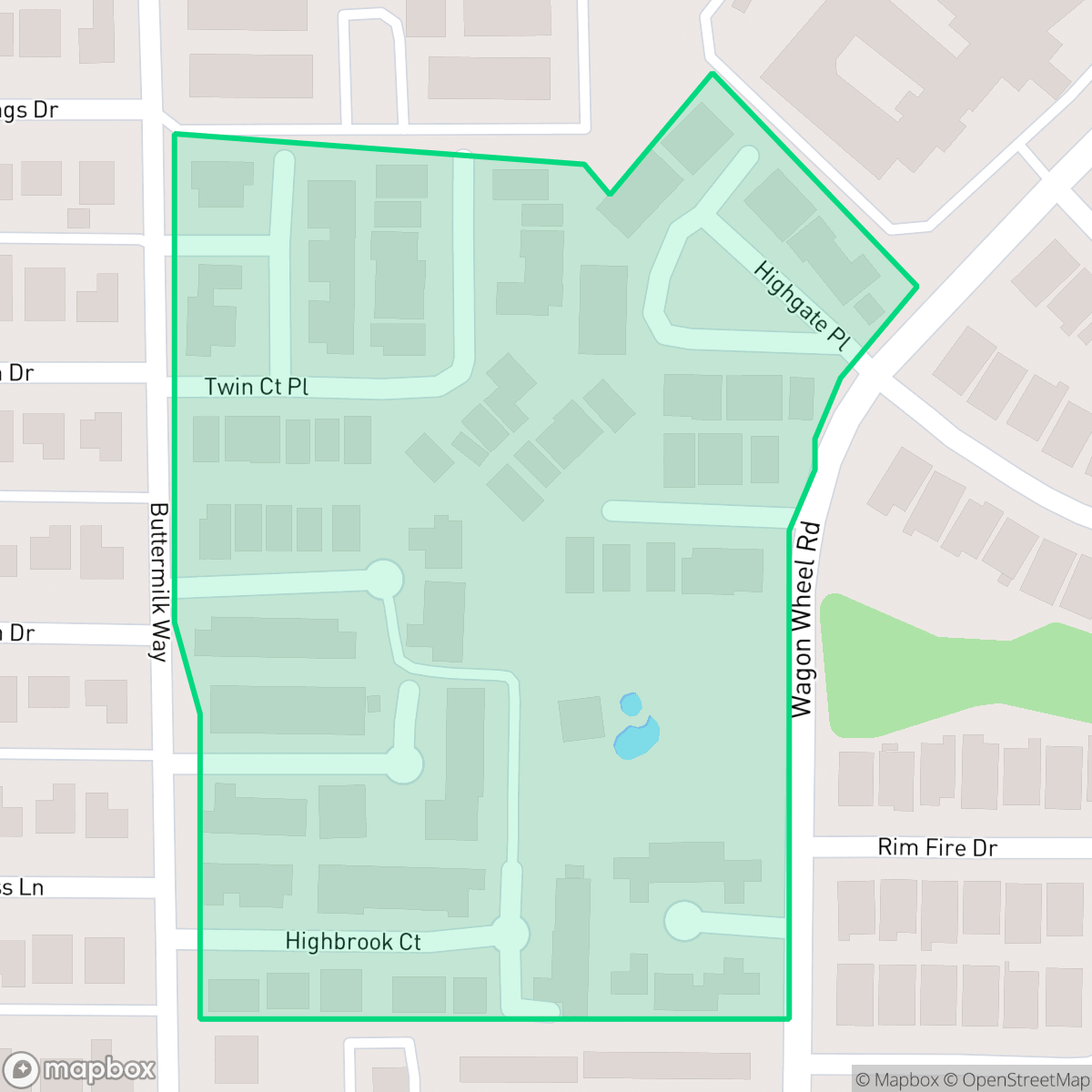 Map showing the location of Sutton Place, Garland, TX
