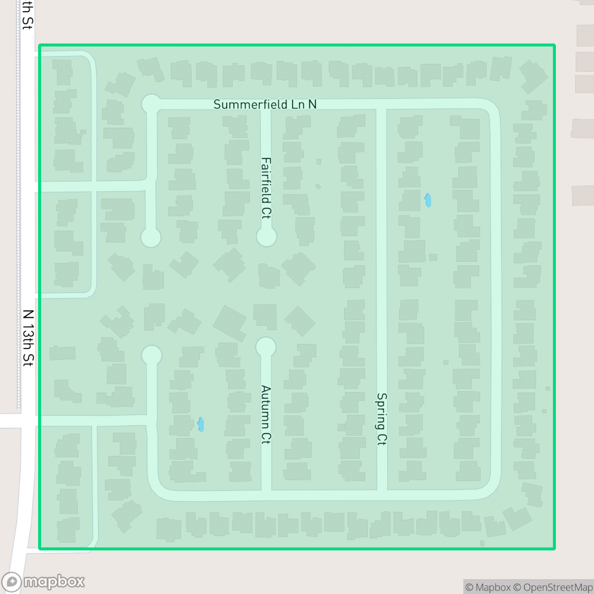 Map showing the location of Summerfield Estates, Harlingen, TX