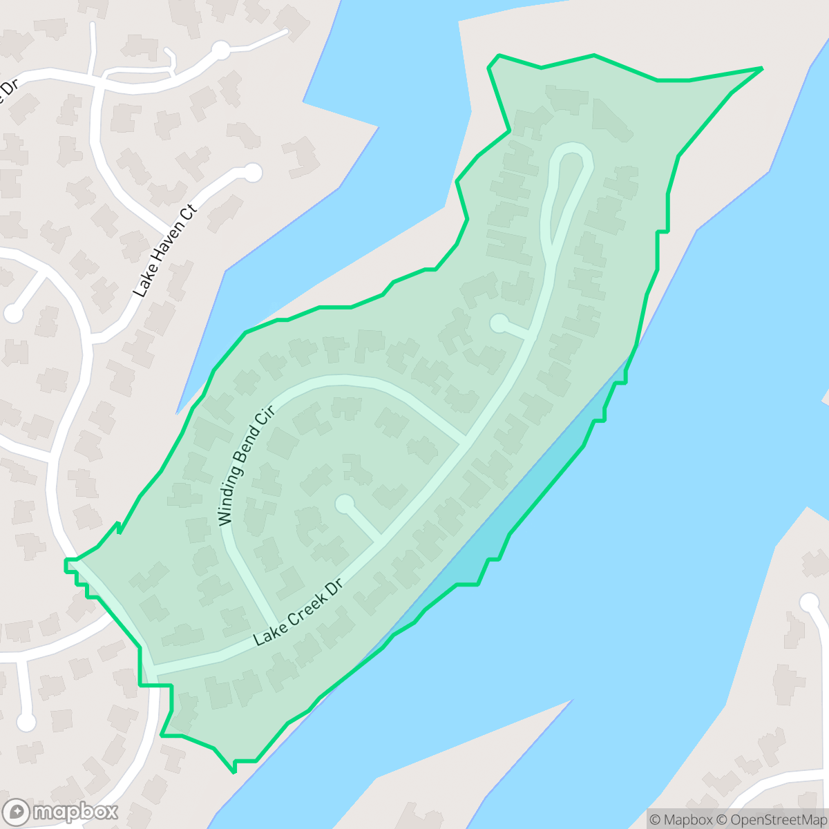 Map showing the location of Highland Shores 15-L, Highland Village, TX