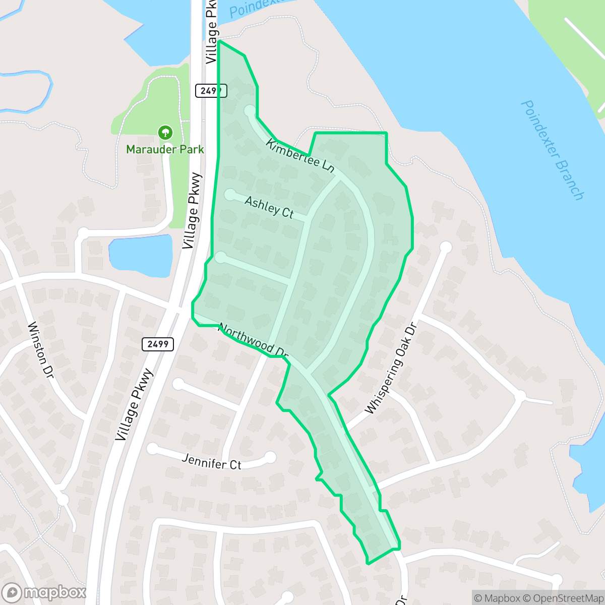 Map showing the location of Highland Shores 17-C-I, Highland Village, TX