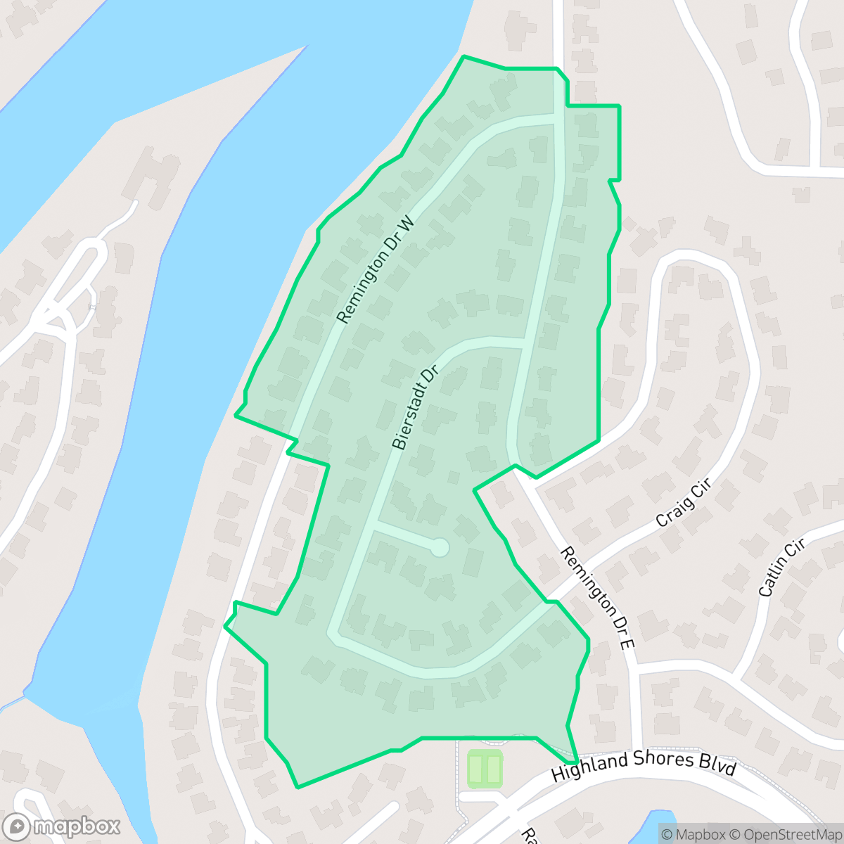 Map showing the location of Highland Shores 5-L, Highland Village, TX