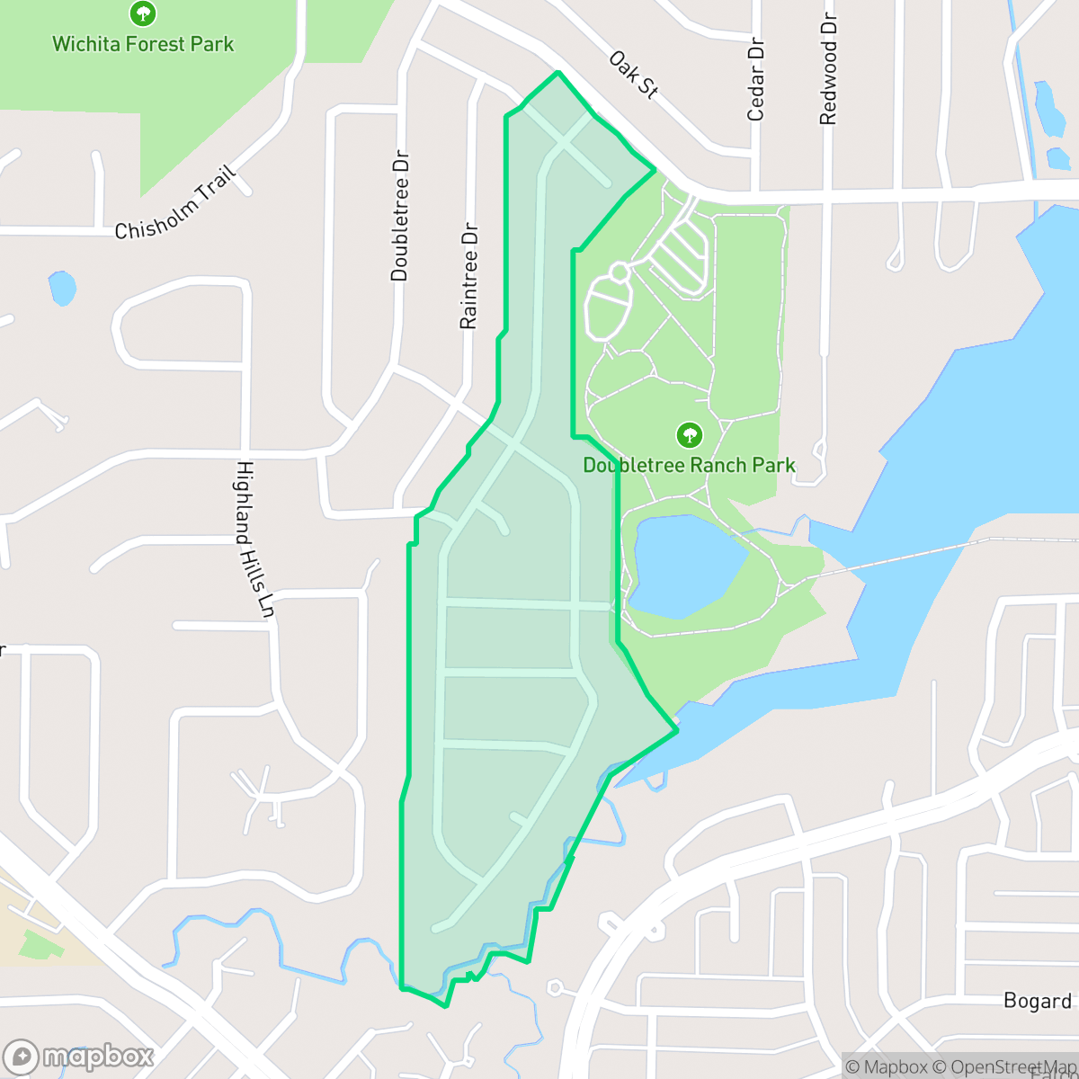 Map showing the location of Montclair I, Highland Village, TX