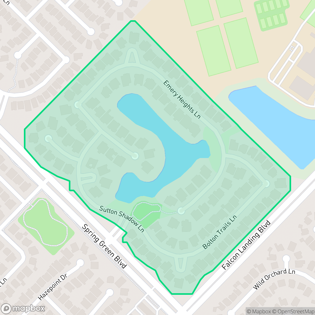 Map showing the location of Avalon at Pine Mill, Houston, TX