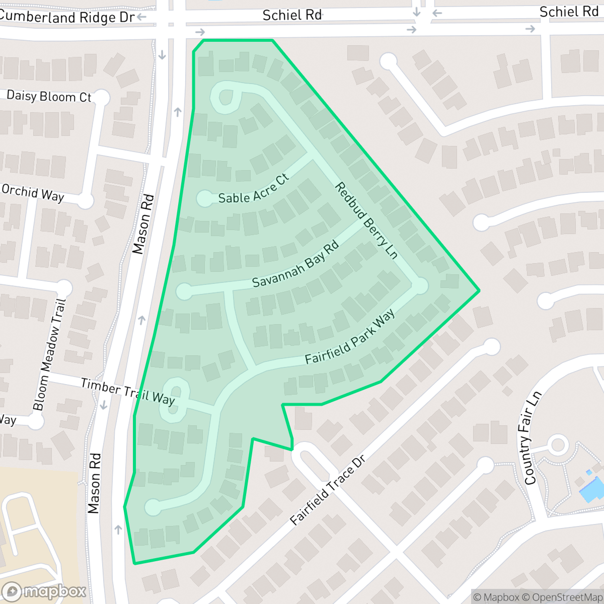 Map showing the location of Cottage Glen, Houston, TX