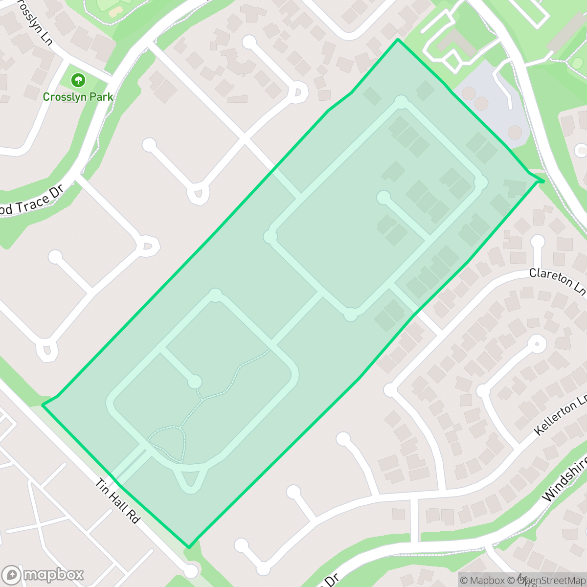 Map showing the location of Enclave at Longwood, Houston, TX