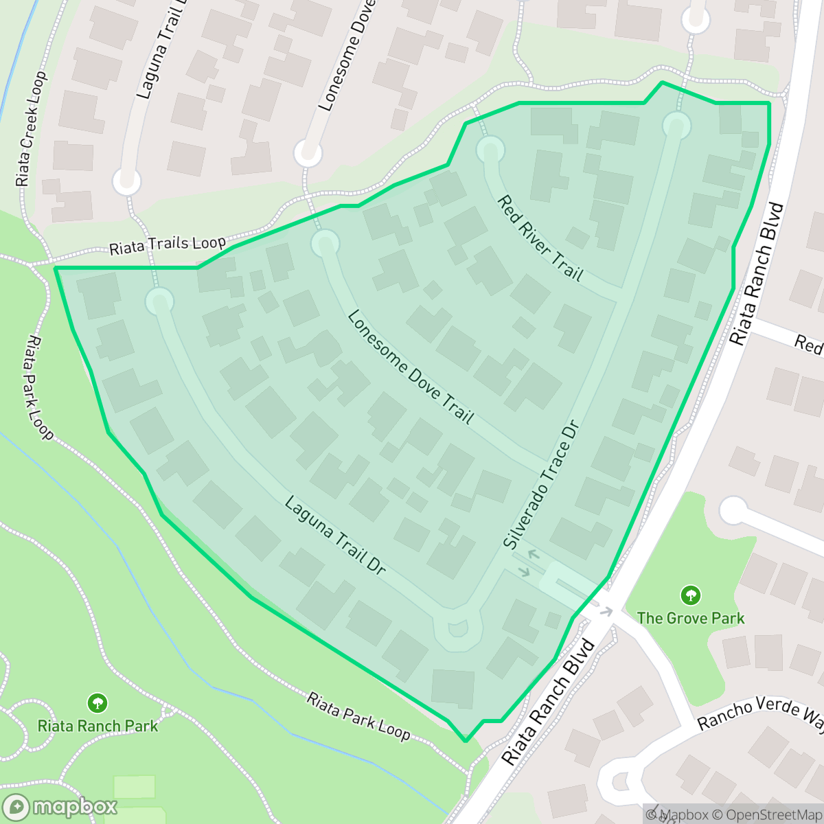 Map showing the location of Escondida, Houston, TX