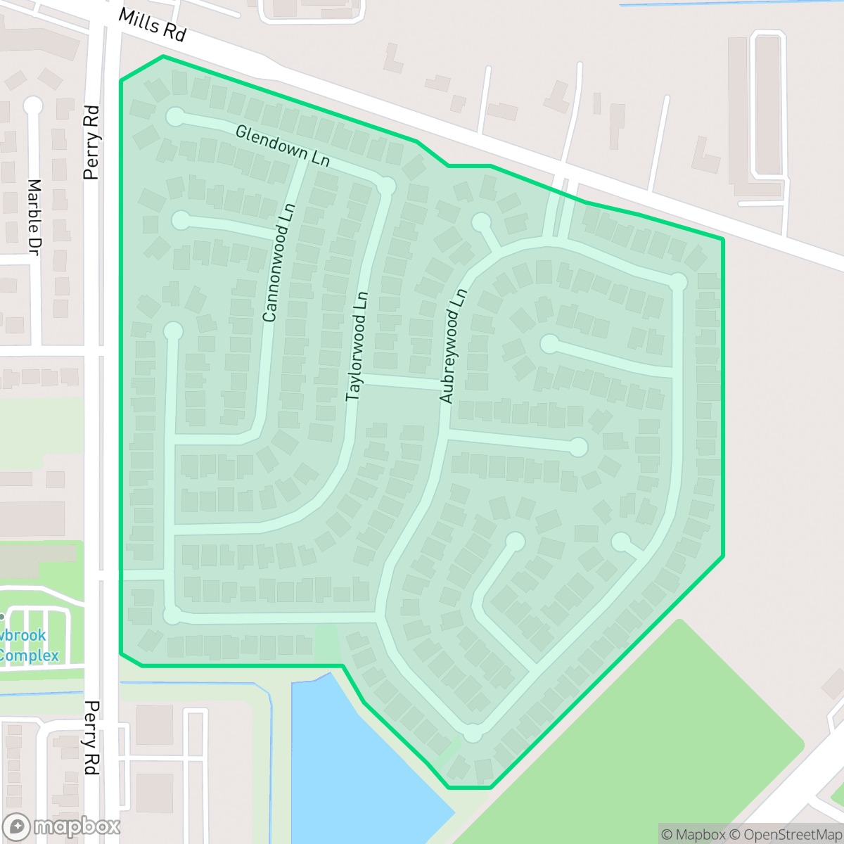 Map showing the location of Linnfield, Houston, TX