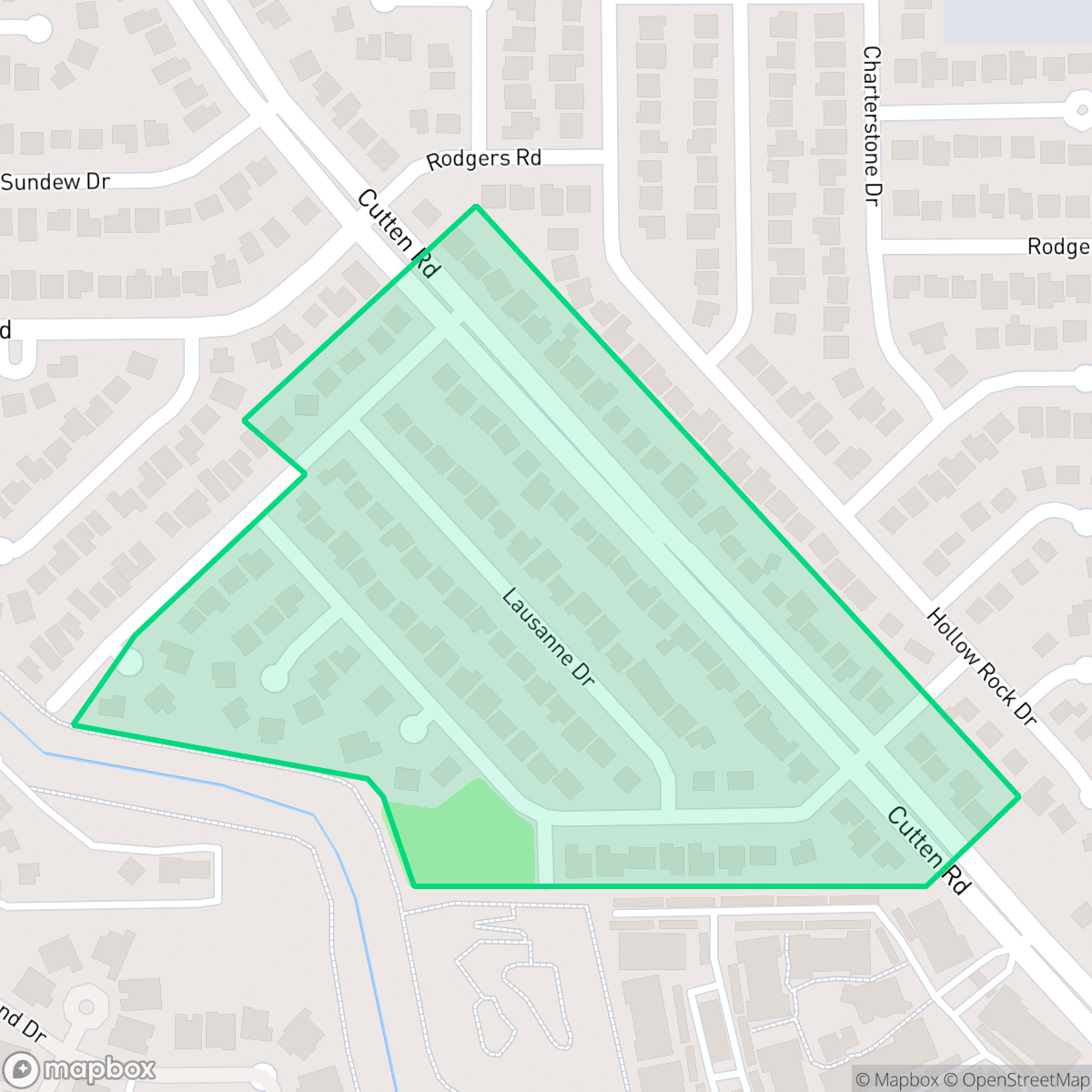 Map showing the location of Majestic Oaks, Houston, TX