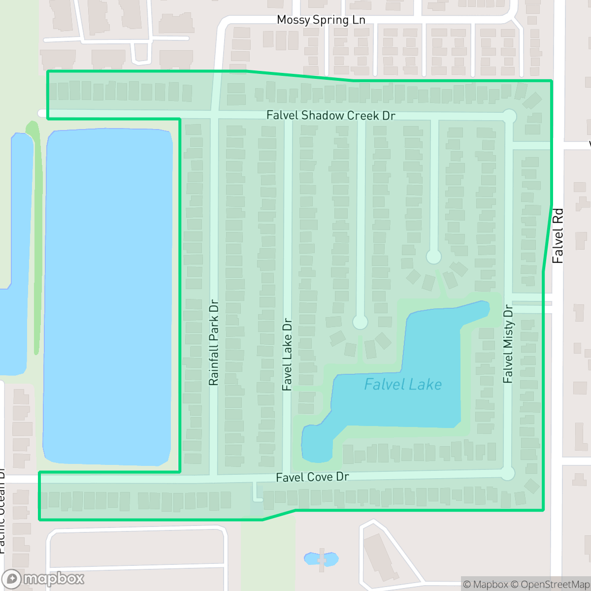 Map showing the location of Meadow Hill Run, Houston, TX