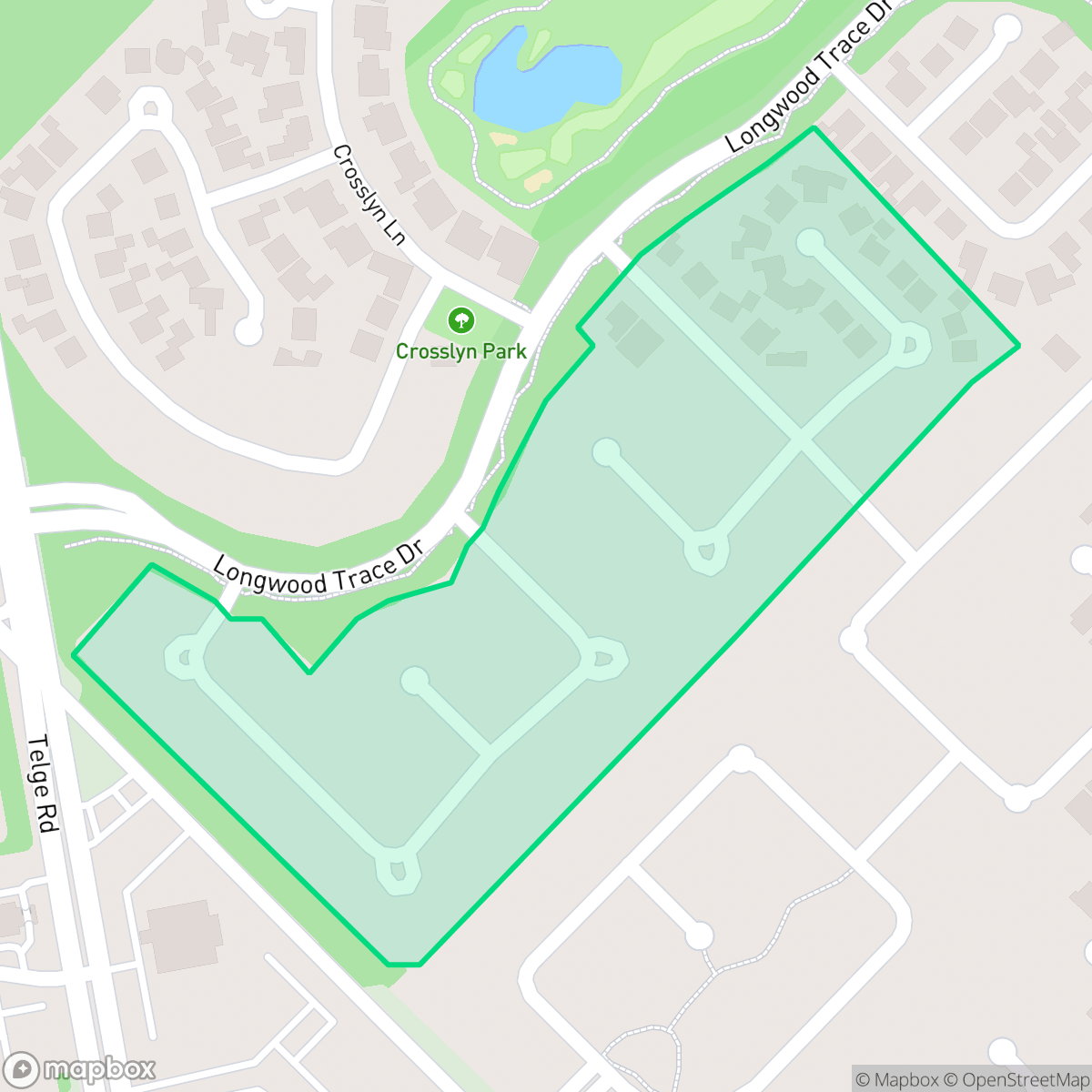 Map showing the location of Section 1, Houston, TX