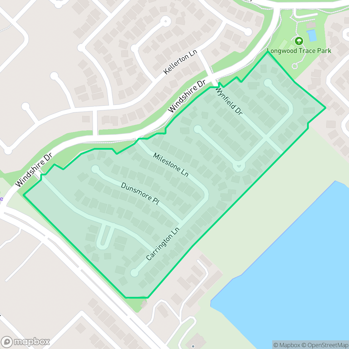 Map showing the location of Section 2, Houston, TX