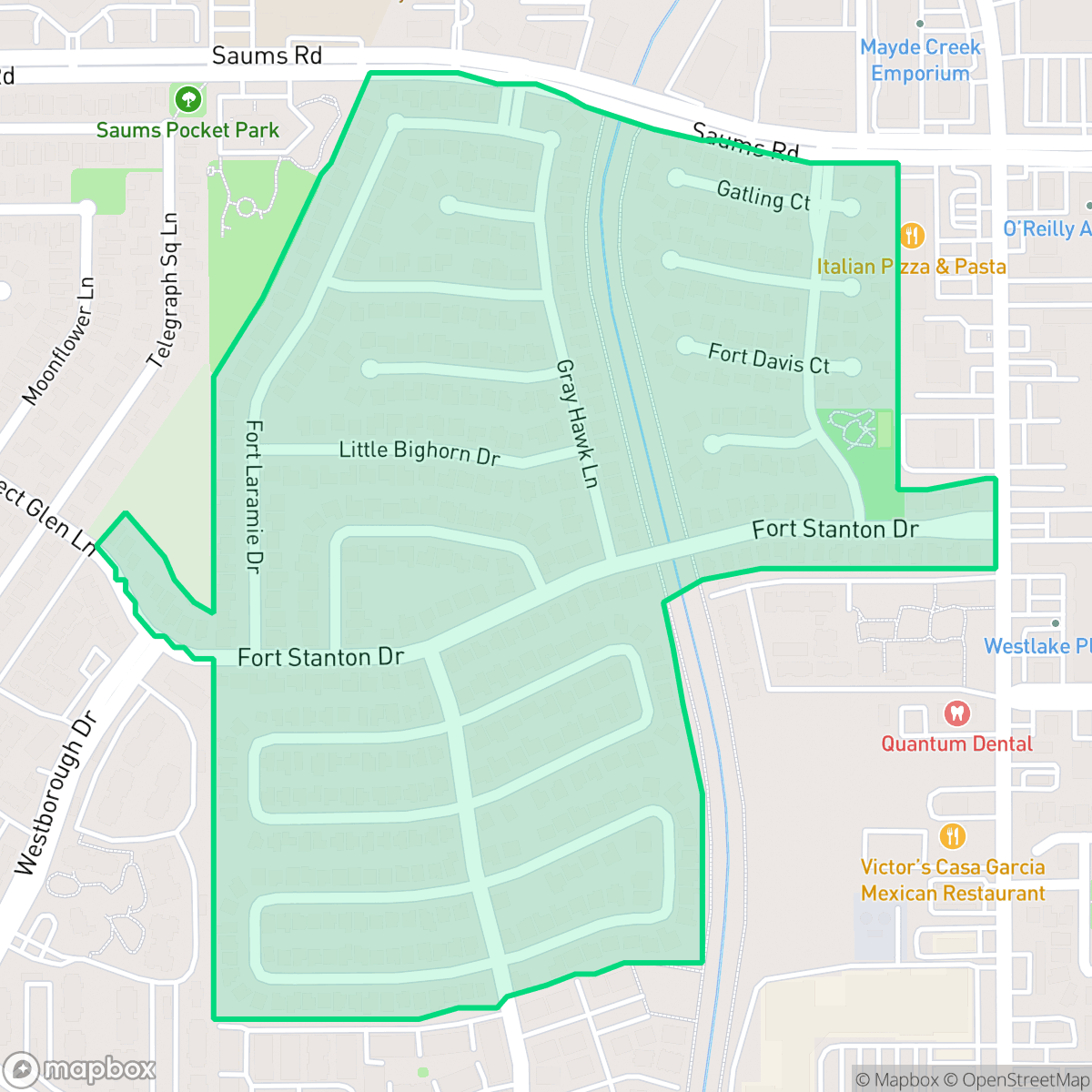 Map showing the location of Sundown, Houston, TX