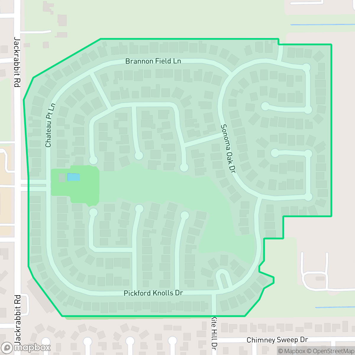 Map showing the location of Westbrook Lakes, Houston, TX