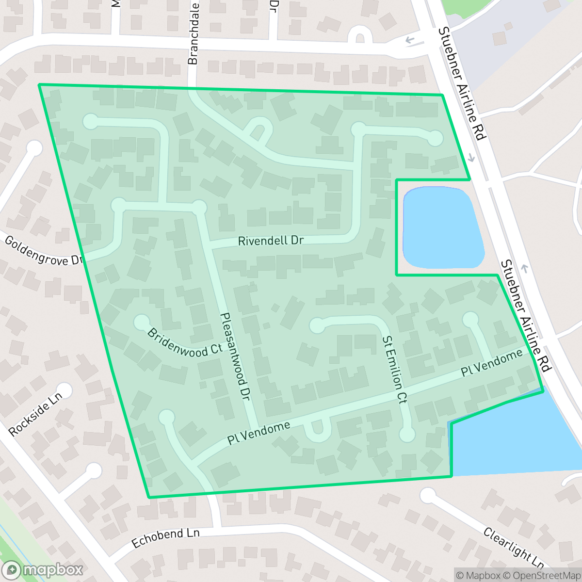 Map showing the location of Willowick Forest, Houston, TX