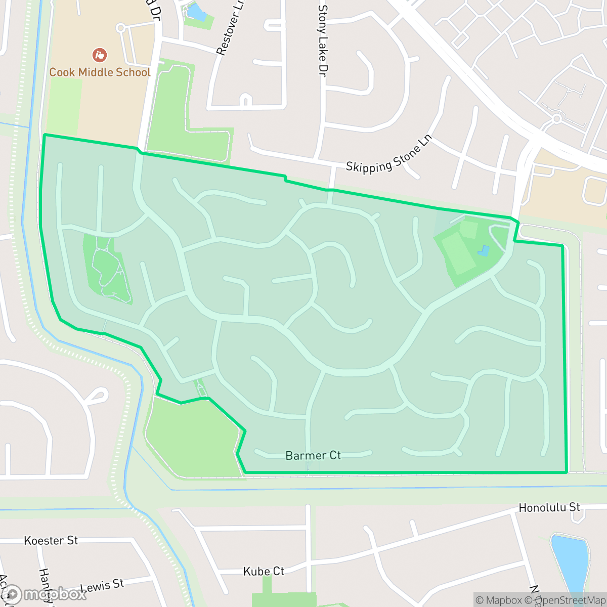 Map showing the location of Willowbridge, Jersey Village, TX