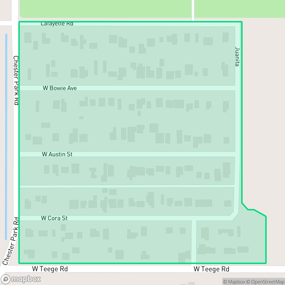 Map showing the location of Juarez Colonia, Juarez, TX