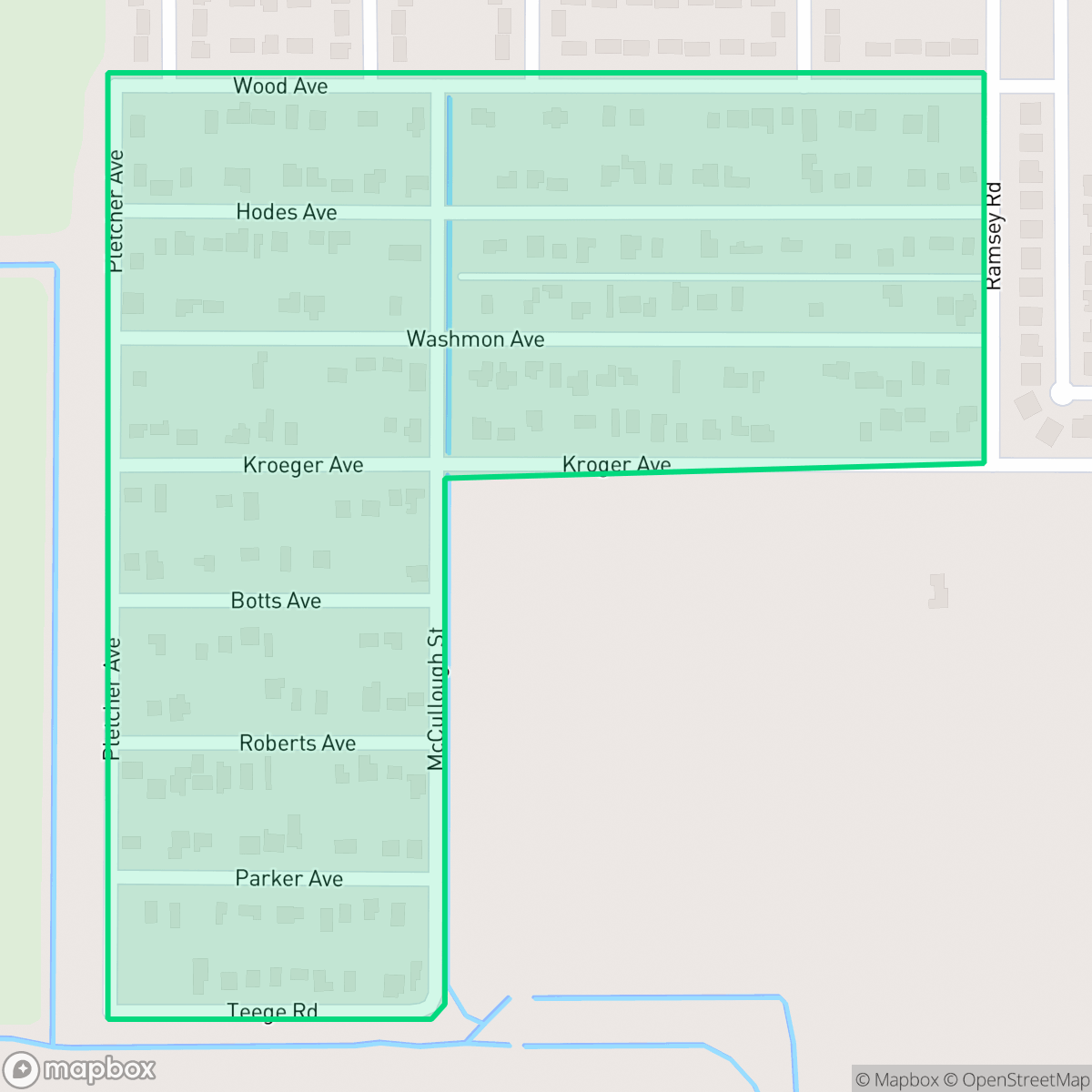 Map showing the location of Las Palmas Colonia, Las Palmas II, TX