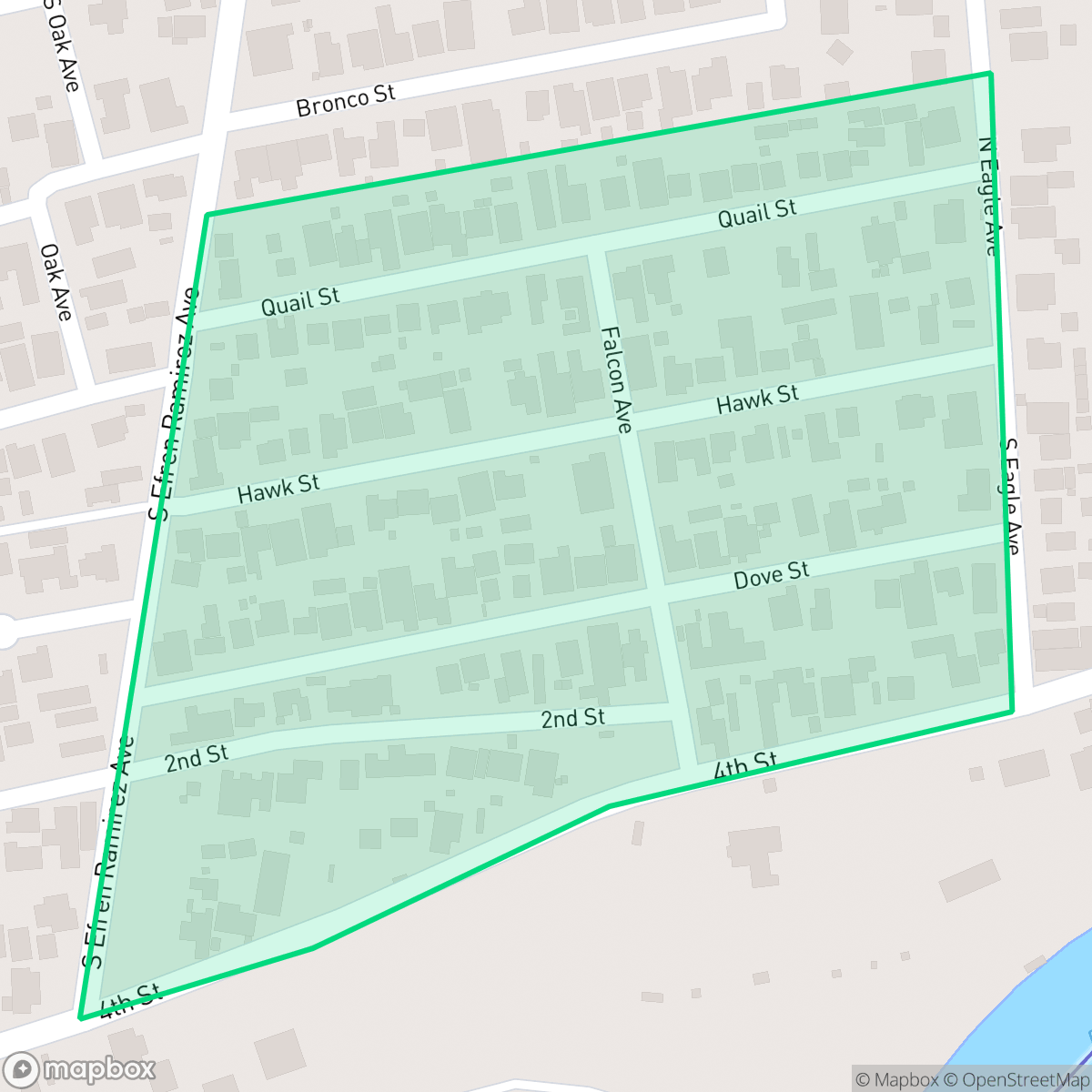Map showing the location of Mesquite, TX — coverage area
