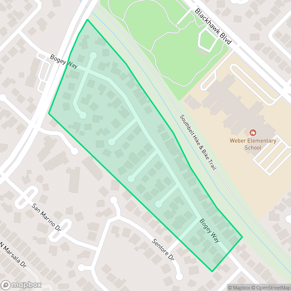 Map showing the location of Estates of Green Tee, Pearland, TX