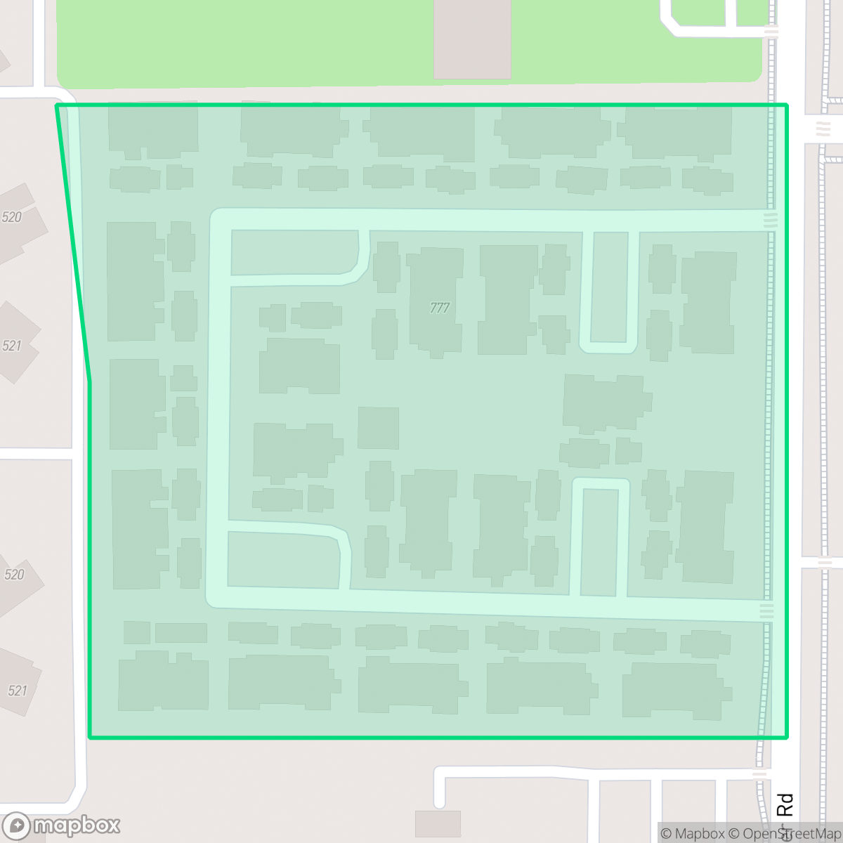 Map showing the location of Custer Trails Condominiums, Richardson, TX