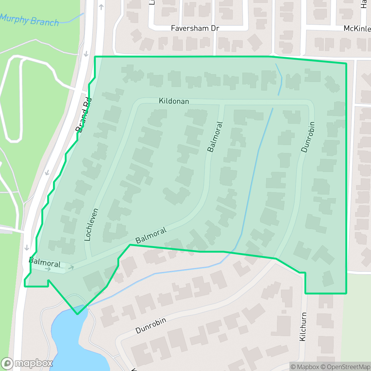 Map showing the location of Hills of Breckinridge, Richardson, TX