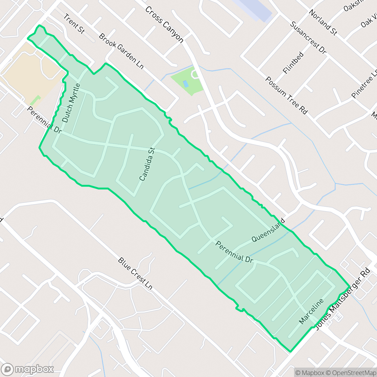 Map showing the location of Arboretum, San Antonio, TX