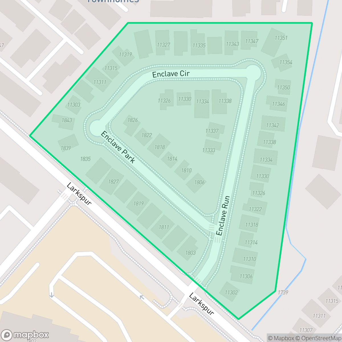 Map showing the location of Churchill Heights, San Antonio, TX