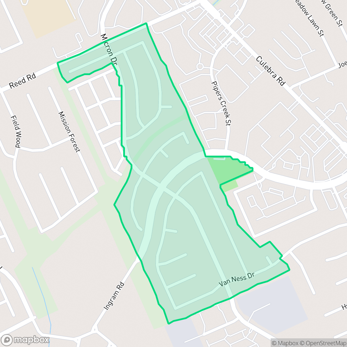 Map showing the location of Crown Meadows, San Antonio, TX