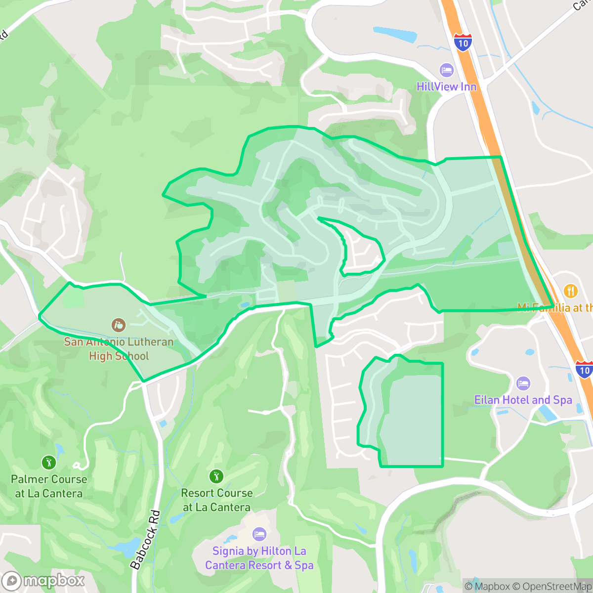 Map showing the location of Crownridge of Texas Owners Association, San Antonio, TX