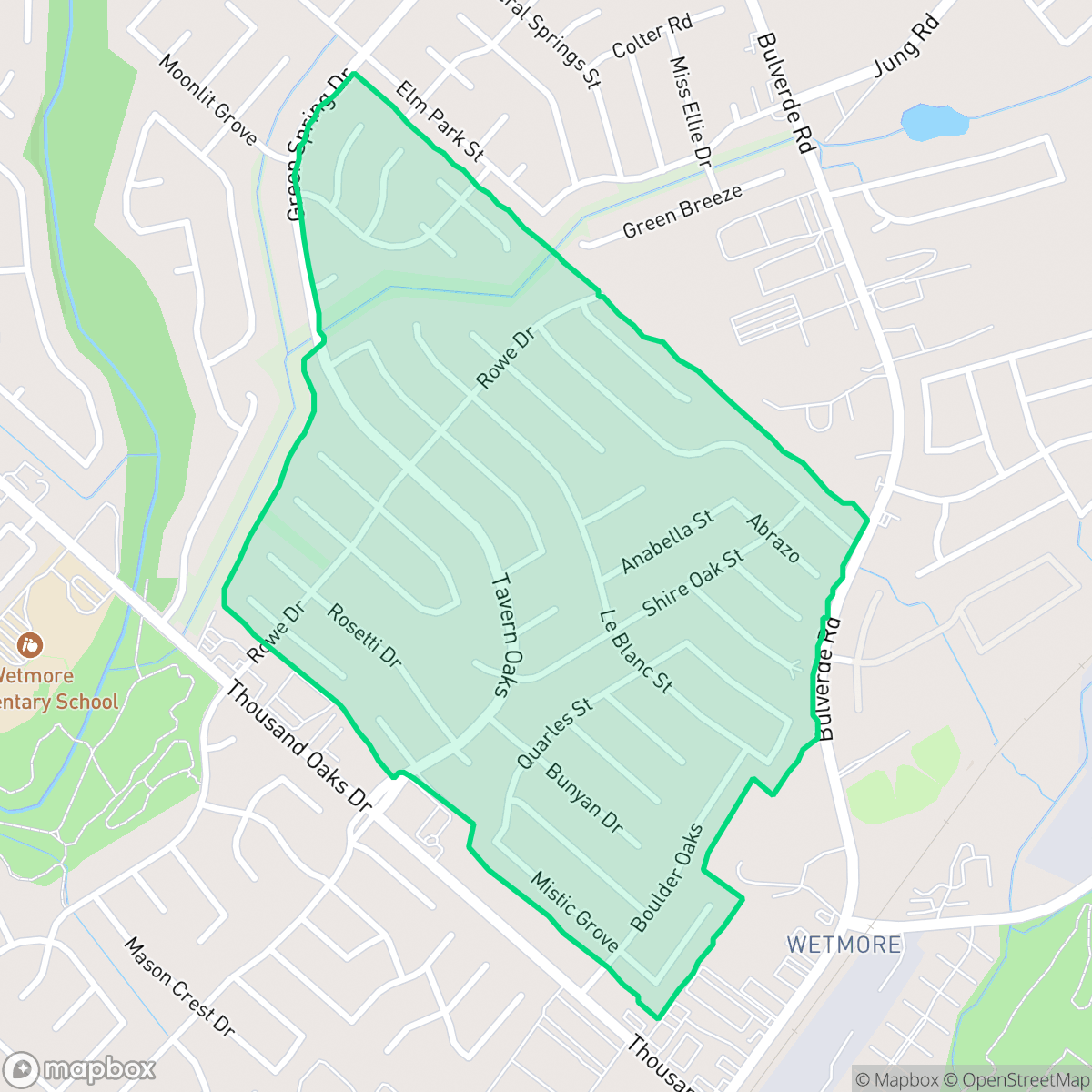 Map showing the location of Eden, San Antonio, TX