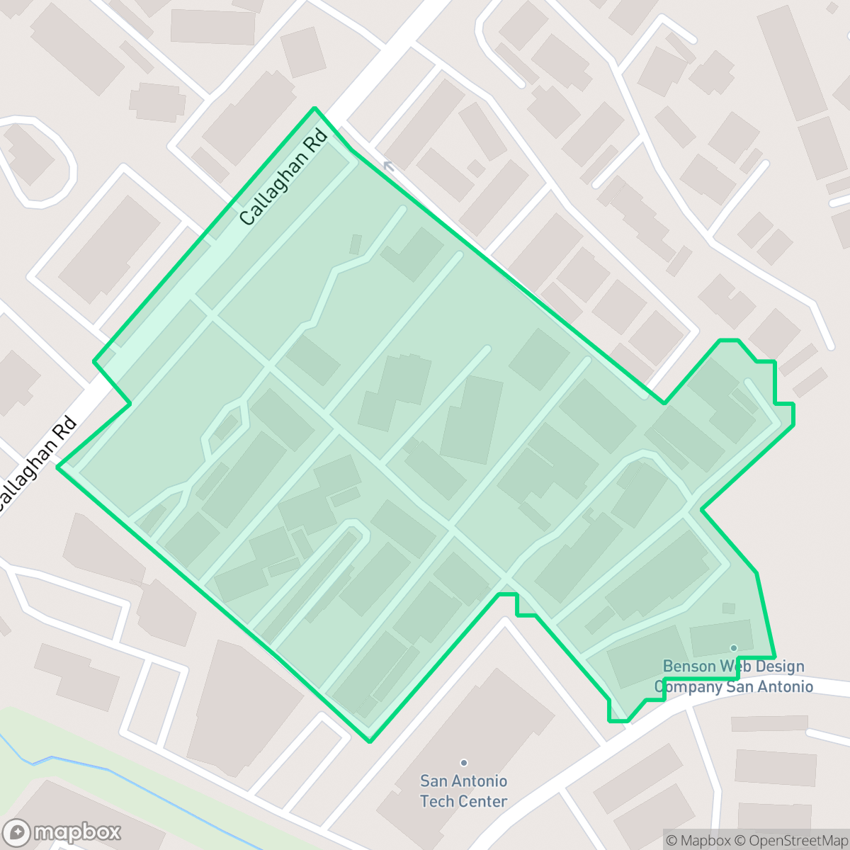 Map showing the location of Lafayette Place, San Antonio, TX