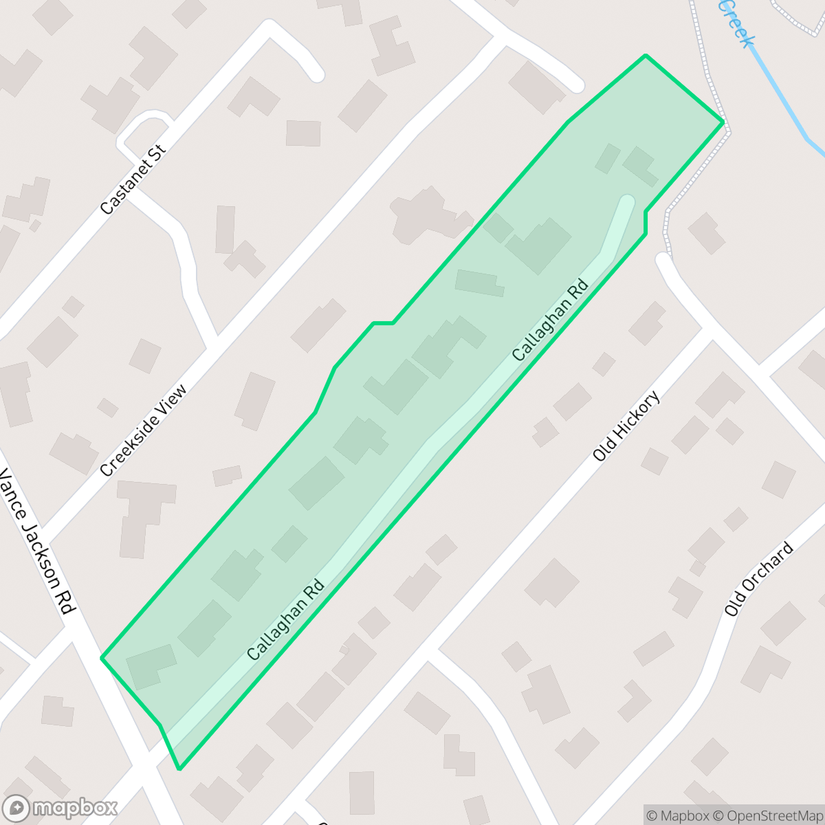 Map showing the location of Oak Valley, San Antonio, TX