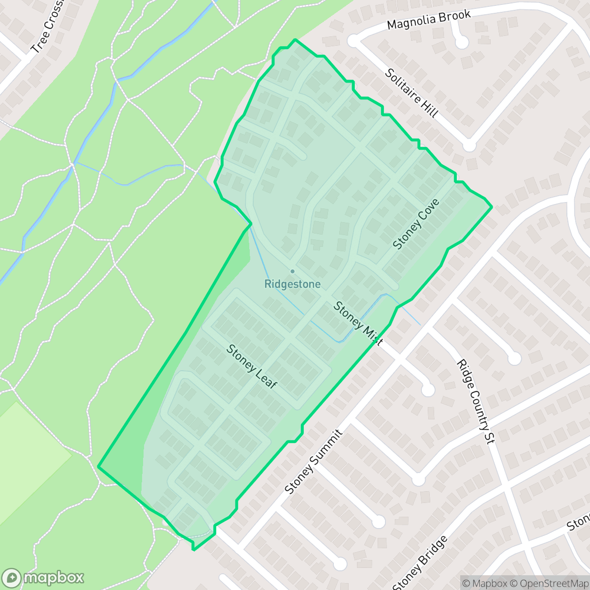 Map showing the location of Ridgestone No. 9, San Antonio, TX