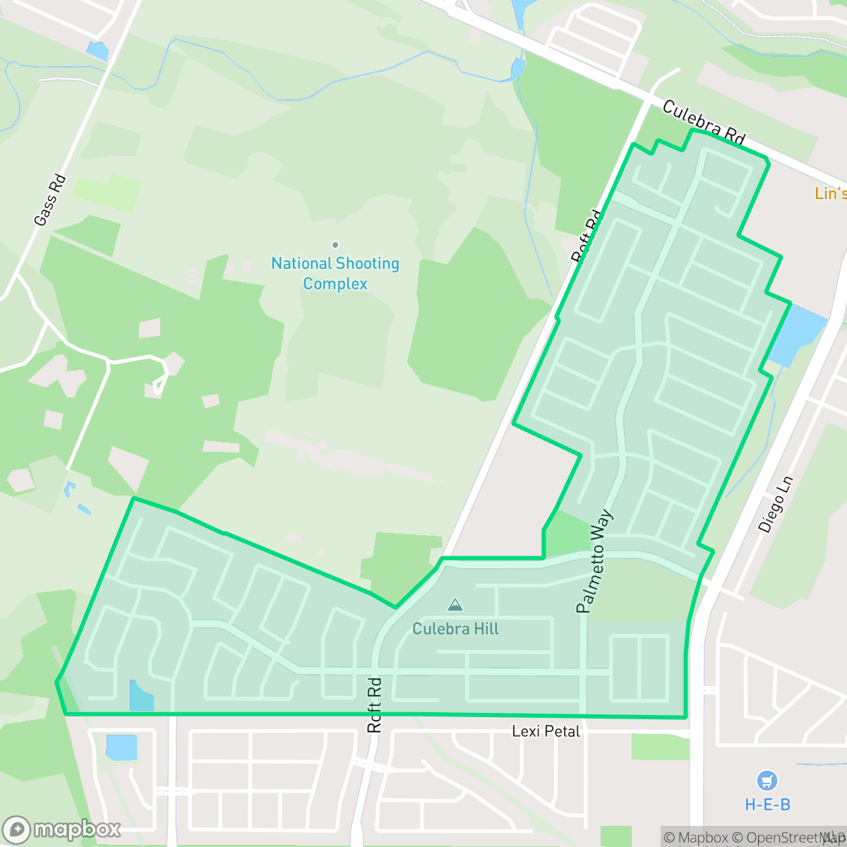 Map showing the location of Riverstone at Alamo Ranch, San Antonio, TX