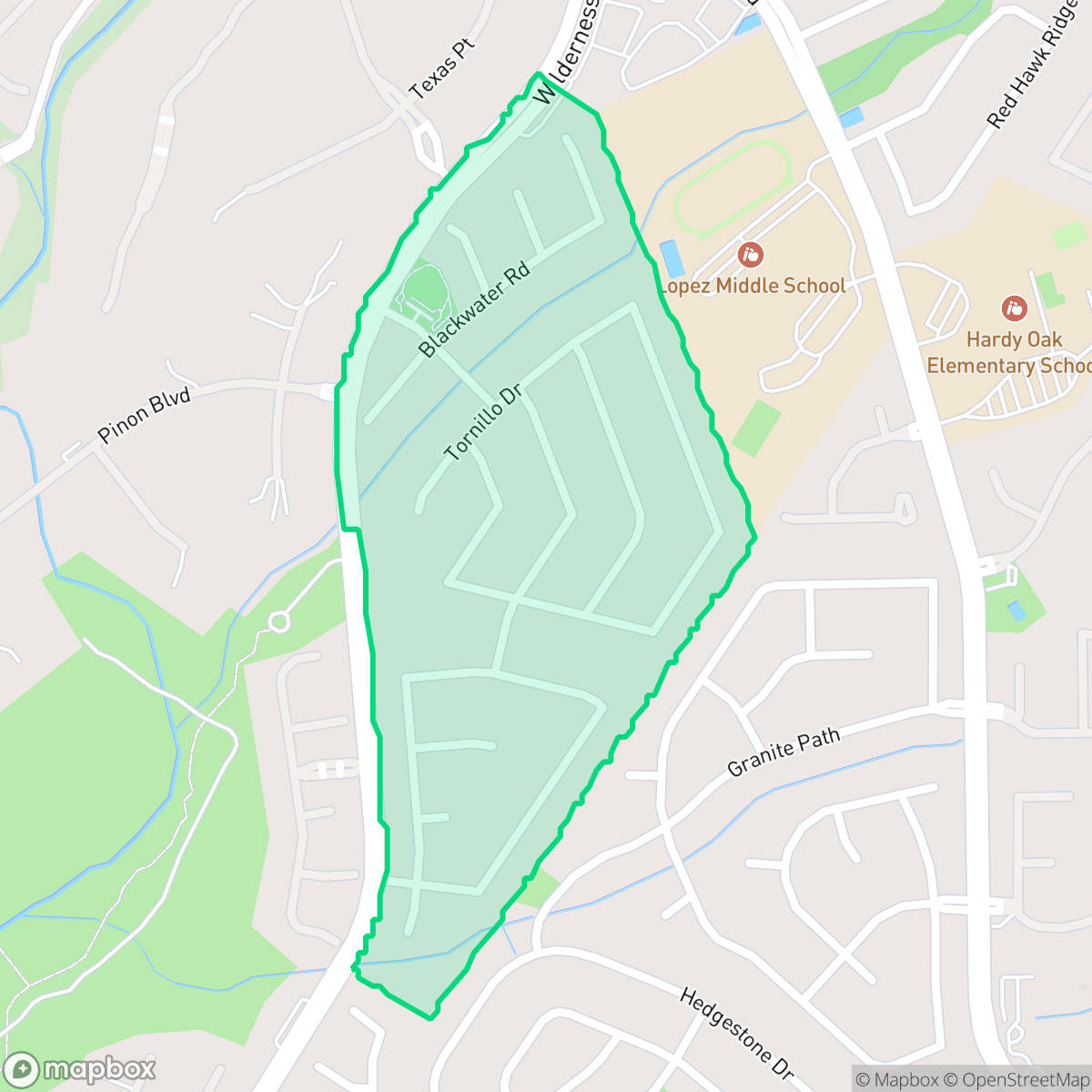 Map showing the location of San Antonio Remington Heights, San Antonio, TX