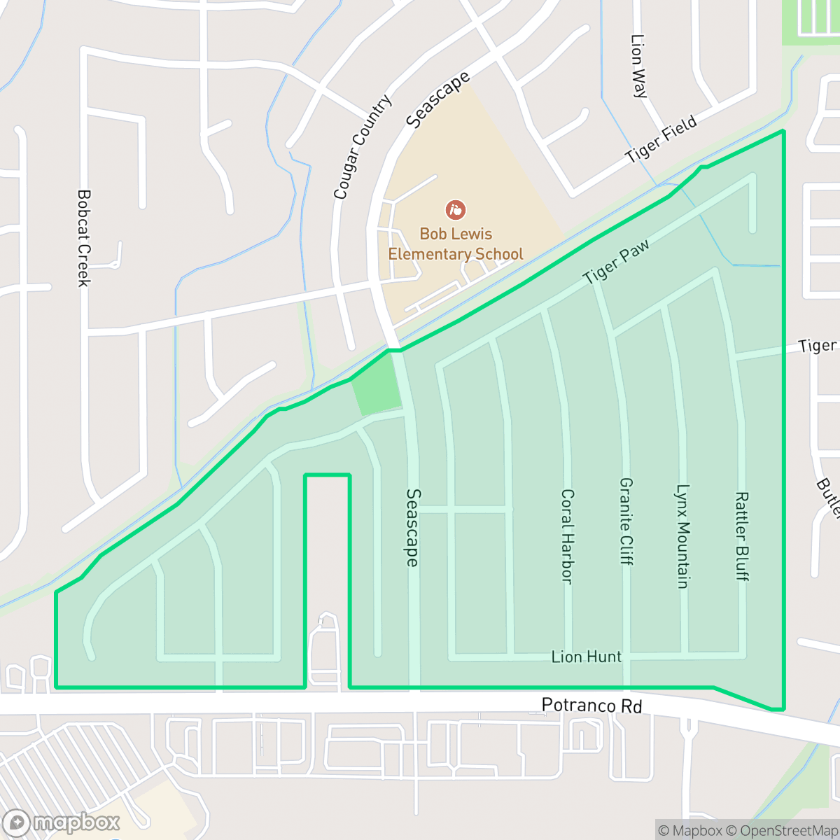 Map showing the location of Sierra Springs, San Antonio, TX