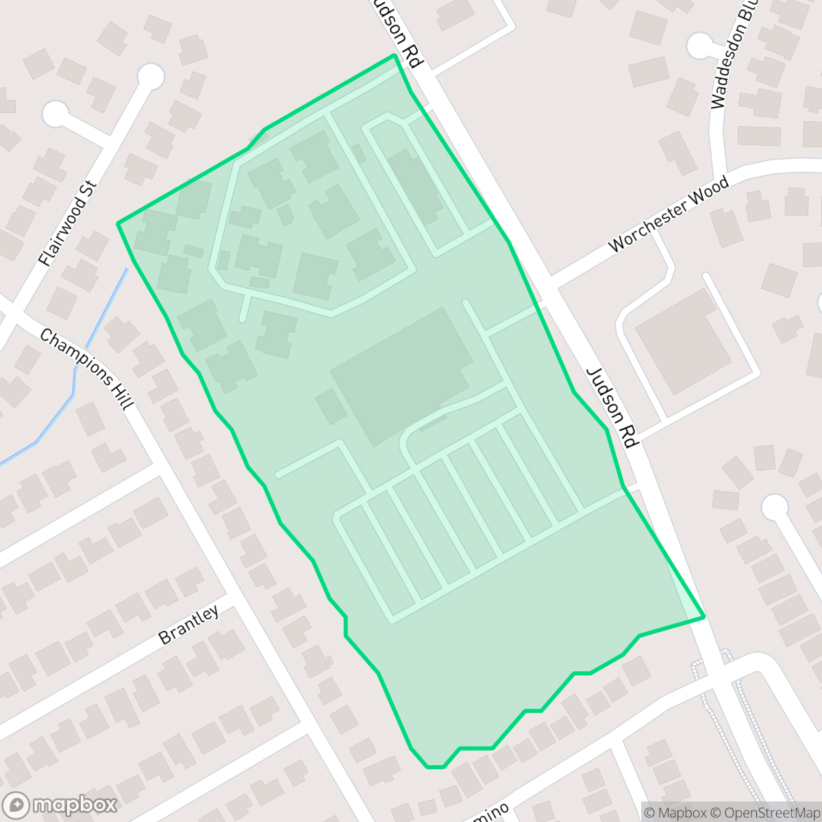 Map showing the location of Stone Wood, San Antonio, TX